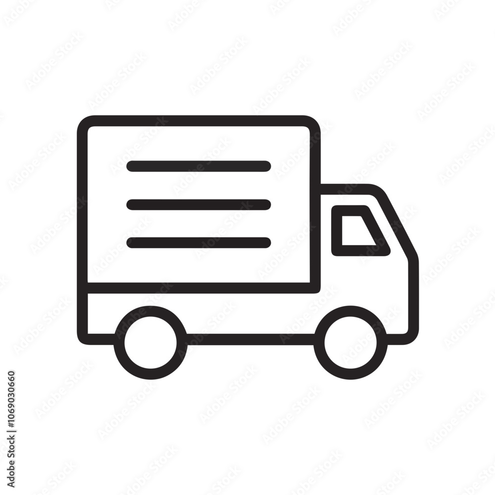 Truck icon symbol vector illustration Truck icon symbol vector illustration