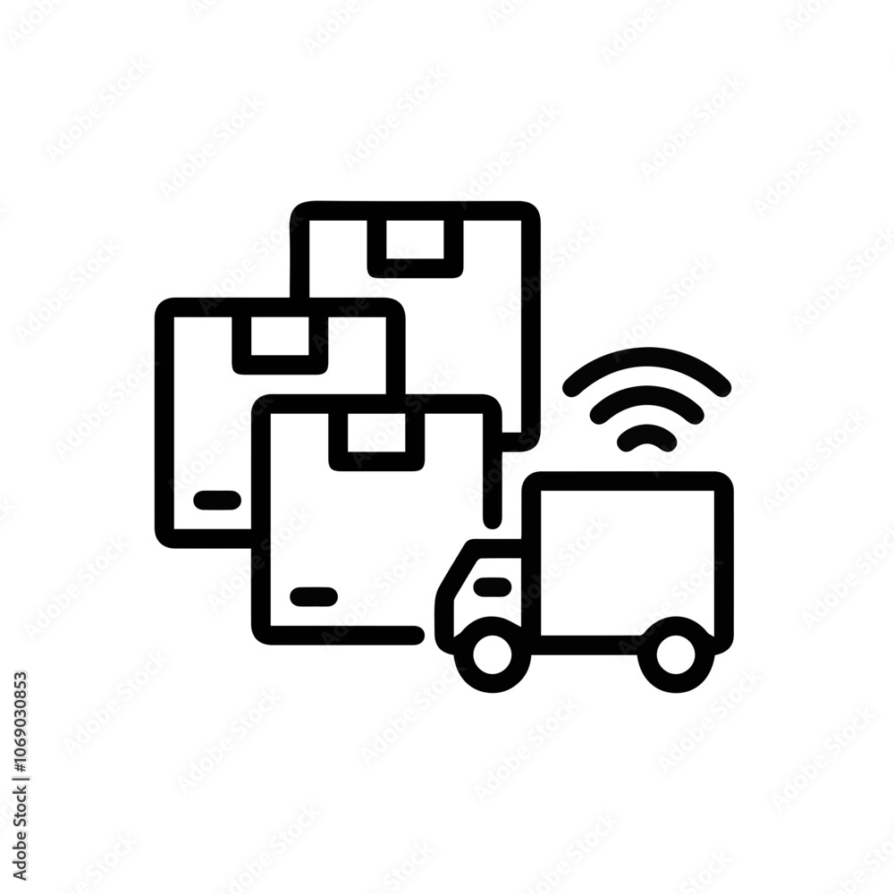 Truck icon symbol vector illustration Truck icon symbol vector illustration
