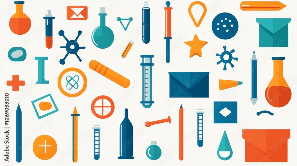 Science and Education Icon Set