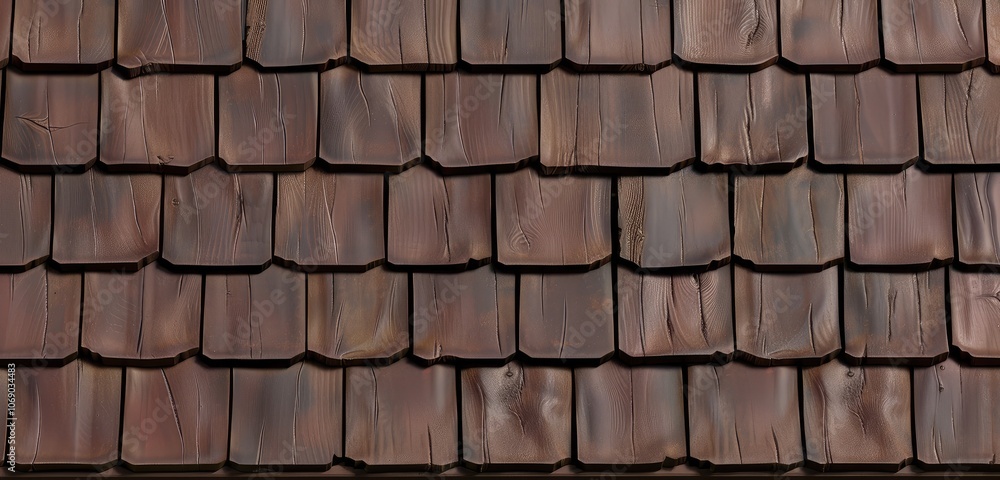Close-Up of Weathered Terracotta Roof Tiles Close-Up of Weathered Terracotta Roof Tiles