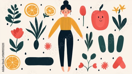 Wallpaper Mural Healthy Lifestyle and Wellness Illustration

 Torontodigital.ca