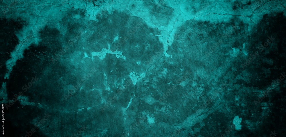 Fototapeta premium illustration Long light green mossy background, abstract khaki light green cracked background.