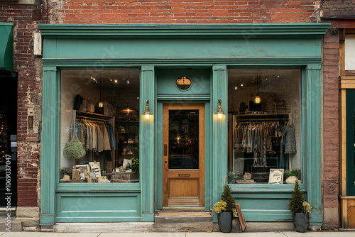 Fototapeta Naklejka Na Ścianę i Meble -  vintage style storefront boutique	