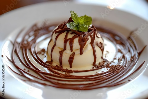 Delightful Milk and Chocolate Swirls Dessert, swirl, food, creamy, indulgence photo