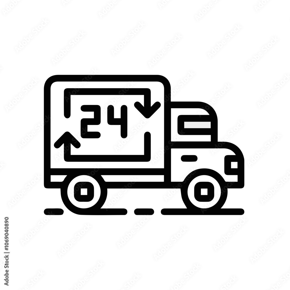 Truck icon symbol vector illustration Truck icon symbol vector illustration