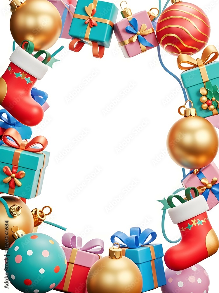 Fototapeta premium christmas boxes
