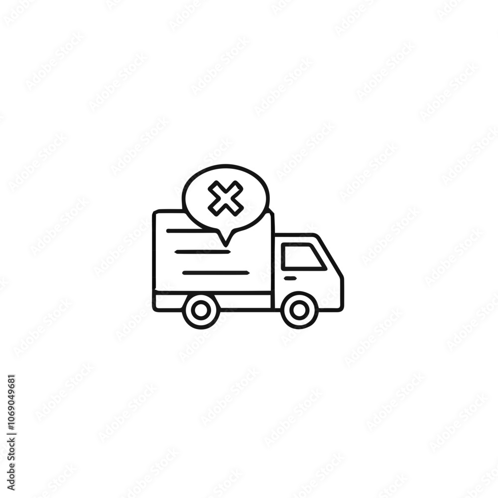 Truck icon symbol vector illustration Truck icon symbol vector illustration