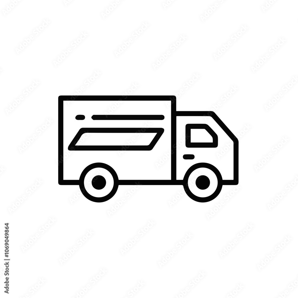 Truck icon symbol vector illustration Truck icon symbol vector illustration