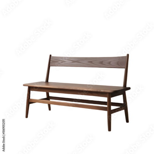 Interior Wooden Bench bench furniture PNG background.