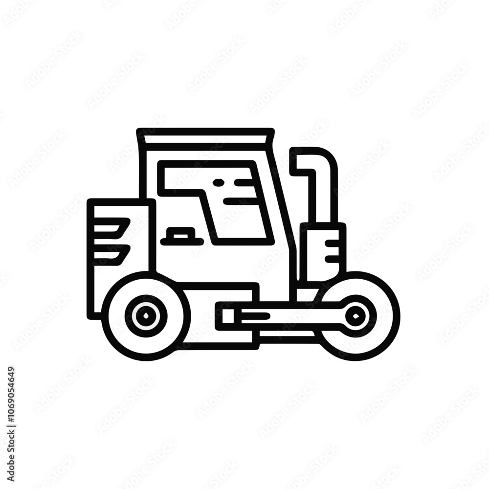 Naklejka premium Truck icon symbol vector illustration