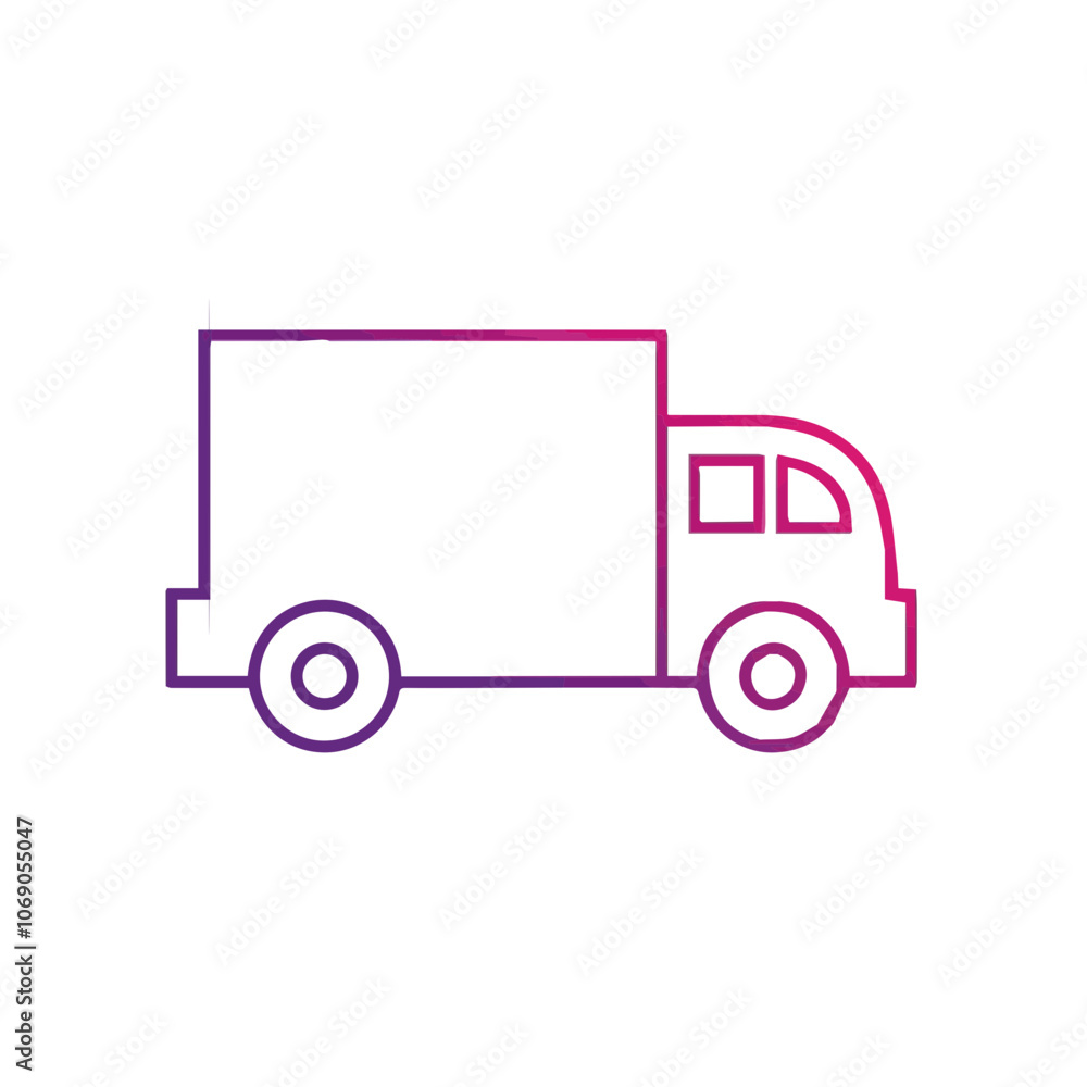 Truck icon symbol vector illustration Truck icon symbol vector illustration
