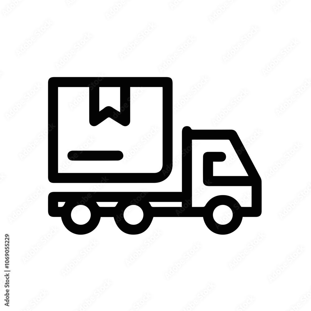 Truck icon symbol vector illustration Truck icon symbol vector illustration