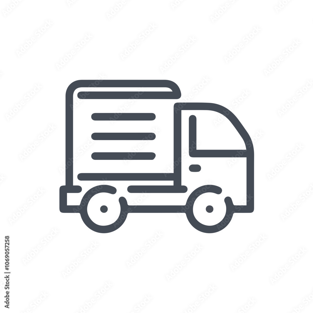 Truck icon symbol vector illustration Truck icon symbol vector illustration