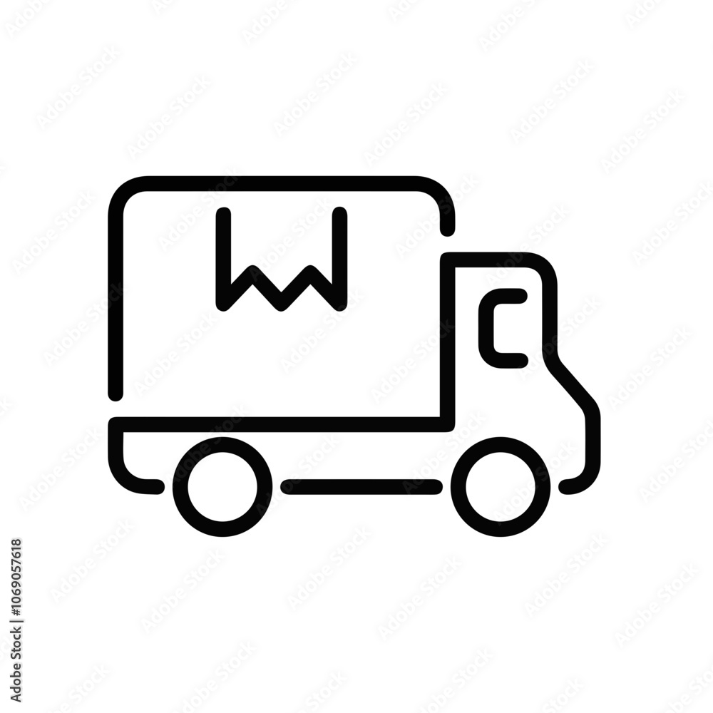 Truck icon symbol vector illustration Truck icon symbol vector illustration