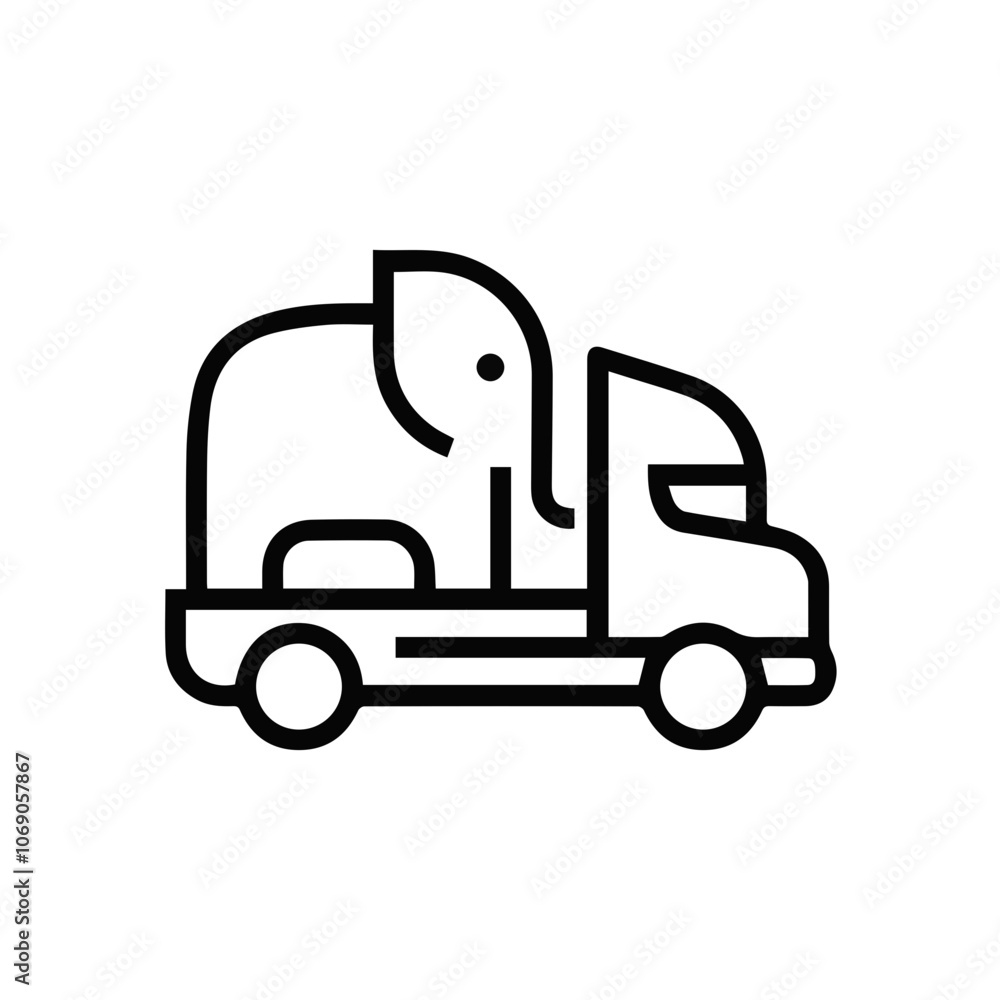 Truck icon symbol vector illustration Truck icon symbol vector illustration