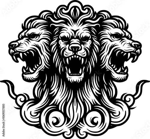 The Mythical three headed Cerberus and the Gates of Hell, Eternal Sentinel The Legend of Cerberus, Cerberus: The Fearsome Hound of Hades, Guardian of the Underworld