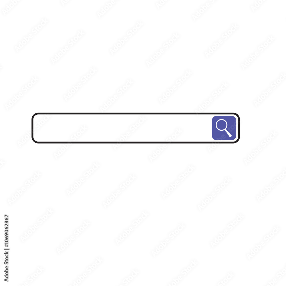 Simple search bar as part of user interface design. Vector illustration. Simple search bar as part of user interface design. Vector illustration.