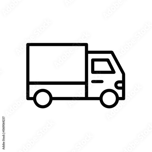 Truck icon symbol vector illustration