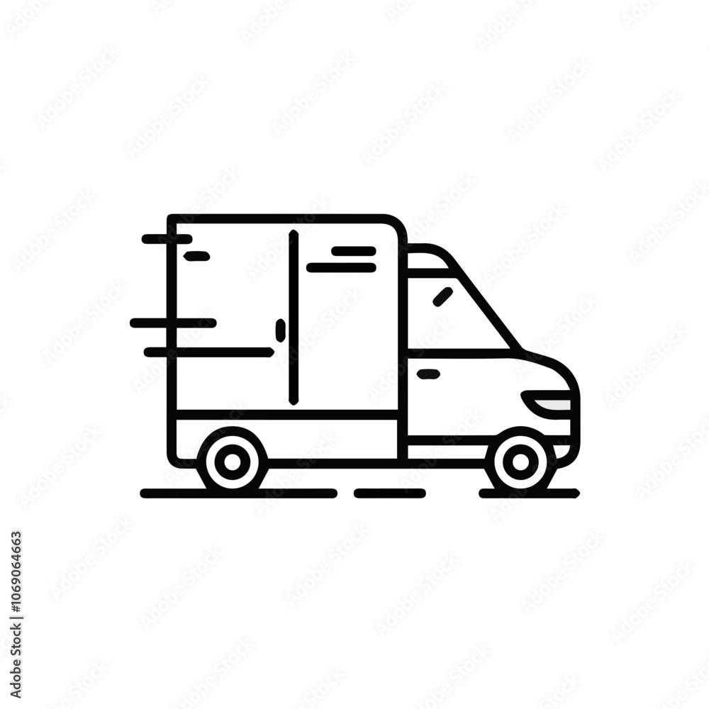 Truck icon symbol vector illustration Truck icon symbol vector illustration