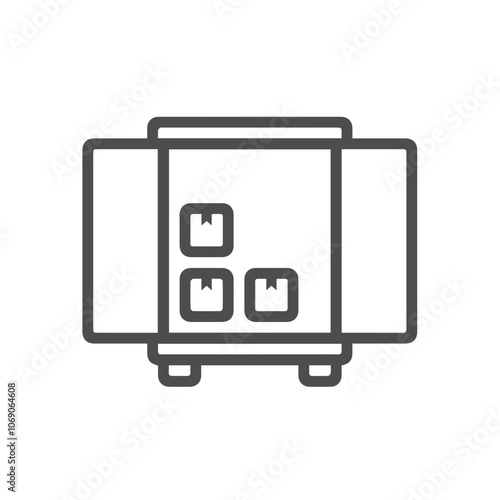 Truck icon symbol vector illustration