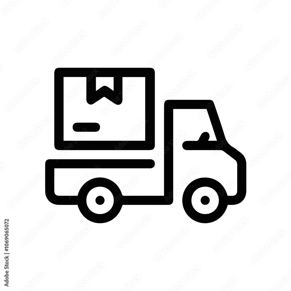 Truck icon symbol vector illustration Truck icon symbol vector illustration