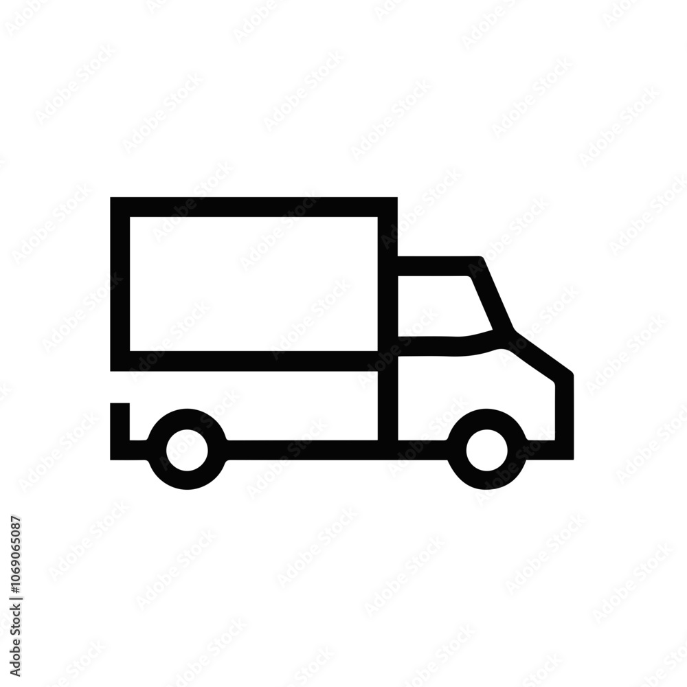 Truck icon symbol vector illustration Truck icon symbol vector illustration
