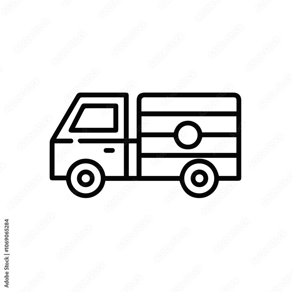 Truck icon symbol vector illustration Truck icon symbol vector illustration