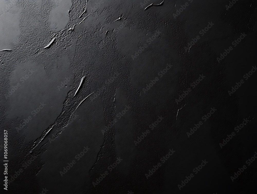 Dark textured black surface with subtle light reflection Dark textured black surface with subtle light reflection