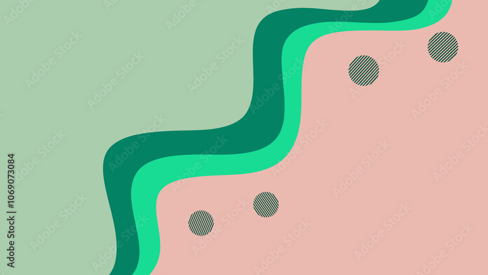 Fototapeta premium Lines seamless abstract pattern background. Simple color line art creative background.