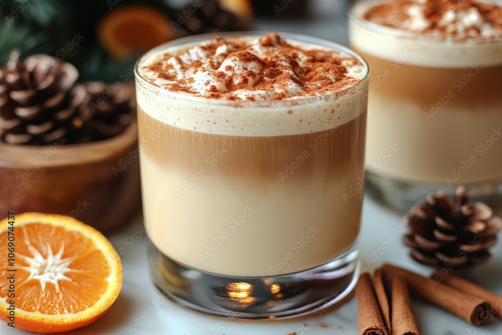 An espresso martini with a Carajillo twist. Generative AI An espresso martini with a Carajillo twist. Generative AI