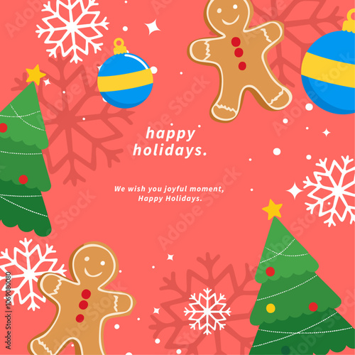 Colorful Abstract Design with Christmas Text Message. Perfect for conveying happiness, positivity, and celebration in designs and creative projects