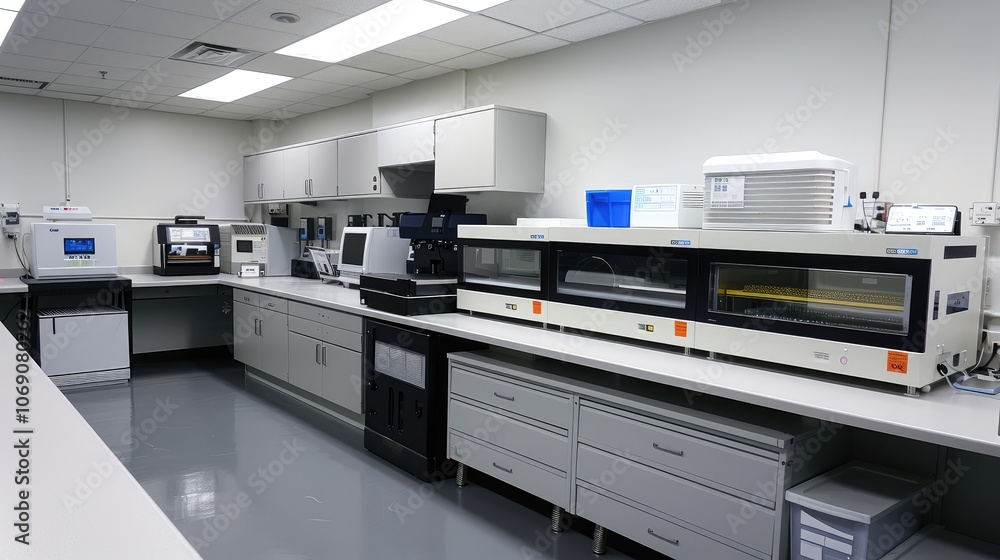 Modern Laboratory with Advanced Equipment Modern Laboratory with Advanced Equipment