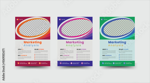 Creative Corporate & Business Flyer Brochure Template Design, abstract business flyer, vector template design