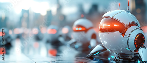 Wallpaper Mural Innovative robots transform urban infrastructure for sustainable smart cities Torontodigital.ca