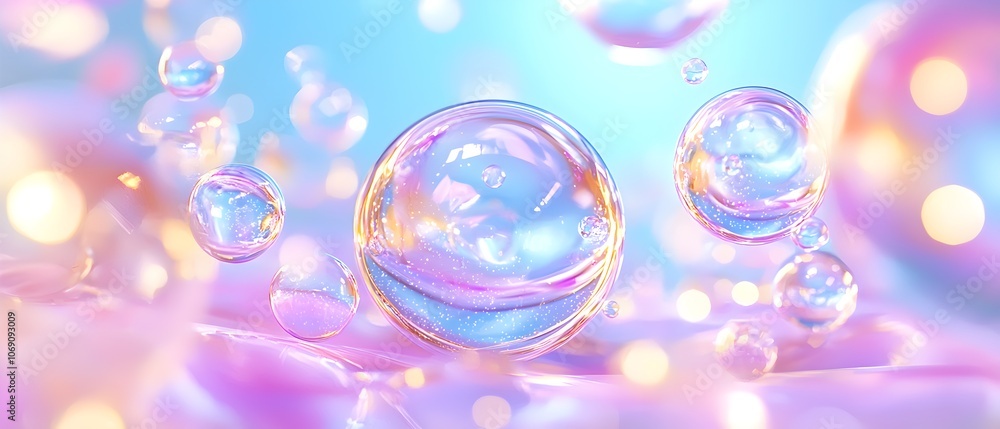 A close up of a bunch of bubbles in a pinkish color A close up of a bunch of bubbles in a pinkish color