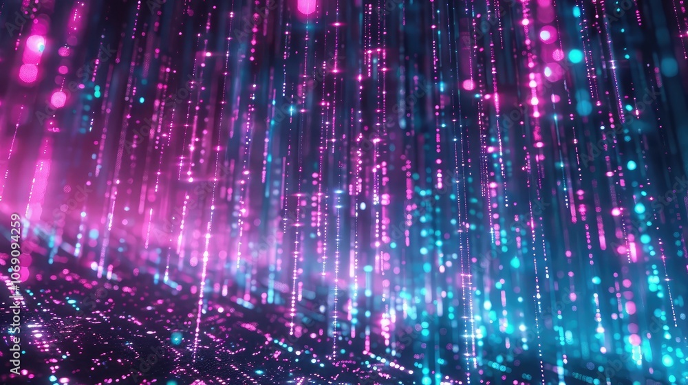 Neon Digital Matrix Lights in Motion Neon Digital Matrix Lights in Motion