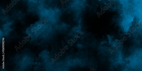 abstract Royal Fog or smoke color isolated background for effect, abstract cloud and vapor texture, Dark blue grunge texture with smoky effect, Blue color dust particles explosion.