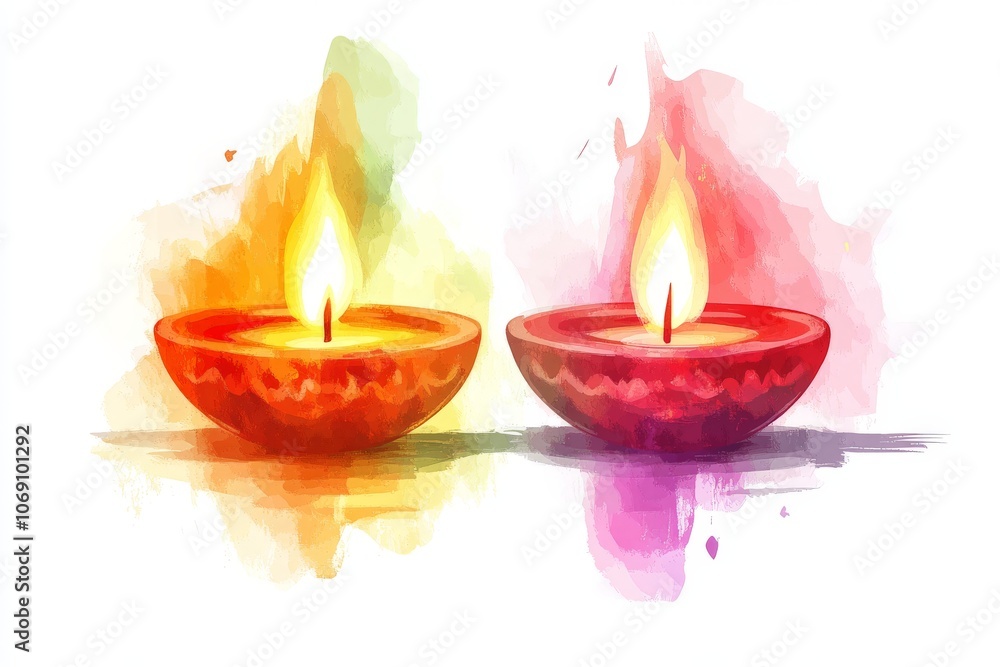 illustration diwali on white background illustration diwali on white background