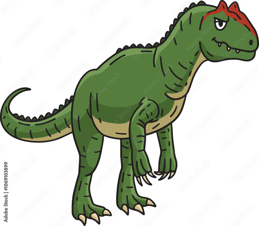 Dinosaur Allosaurus Cartoon Colored Clipart Dinosaur Allosaurus Cartoon Colored Clipart