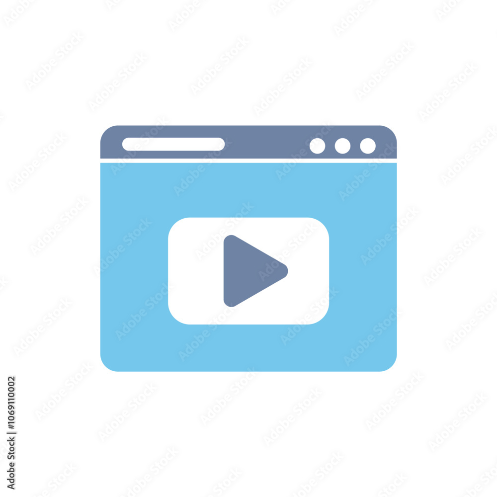 online video concept line icon. Simple element illustration. online video concept outline symbol design. online video concept line icon. Simple element illustration. online video concept outline symbol design.