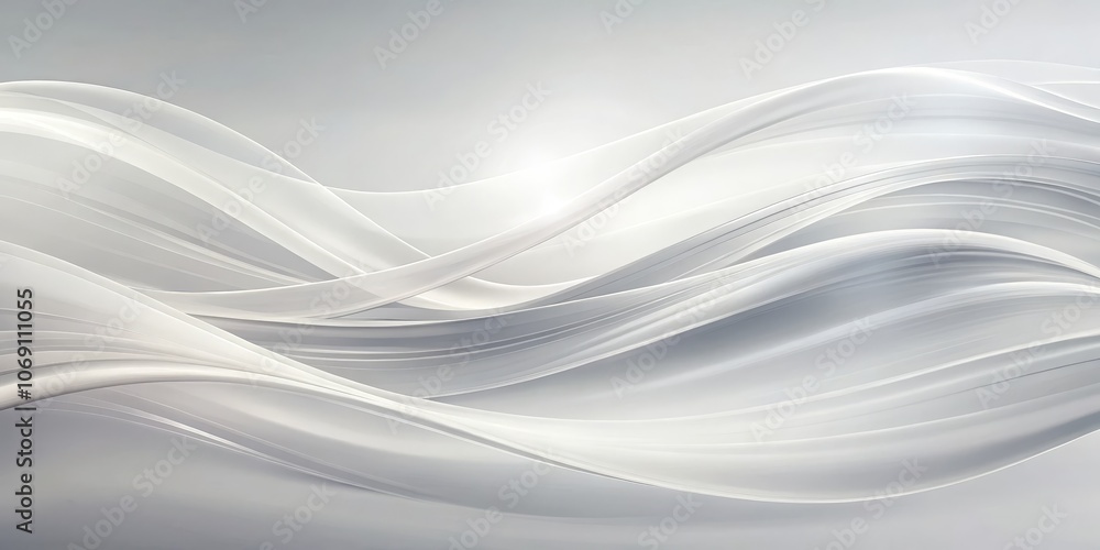 Abstract Grey and White Wave Background, abstract, grey, white, wave