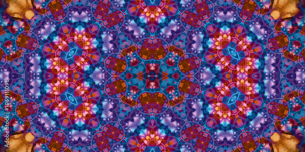 Seamless abstract pattern. The texture of the pattern is symmetrical. Endless pattern Seamless abstract pattern. The texture of the pattern is symmetrical. Endless pattern