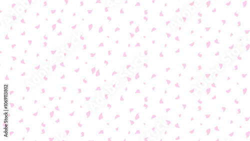 pink background with leaves
