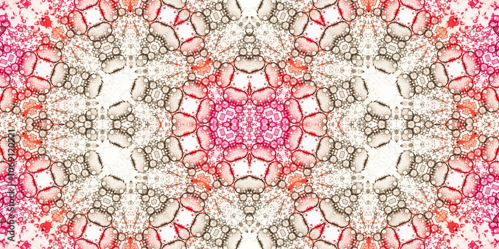 Seamless abstract pattern. The texture of the pattern is symmetrical. Endless pattern Seamless abstract pattern. The texture of the pattern is symmetrical. Endless pattern