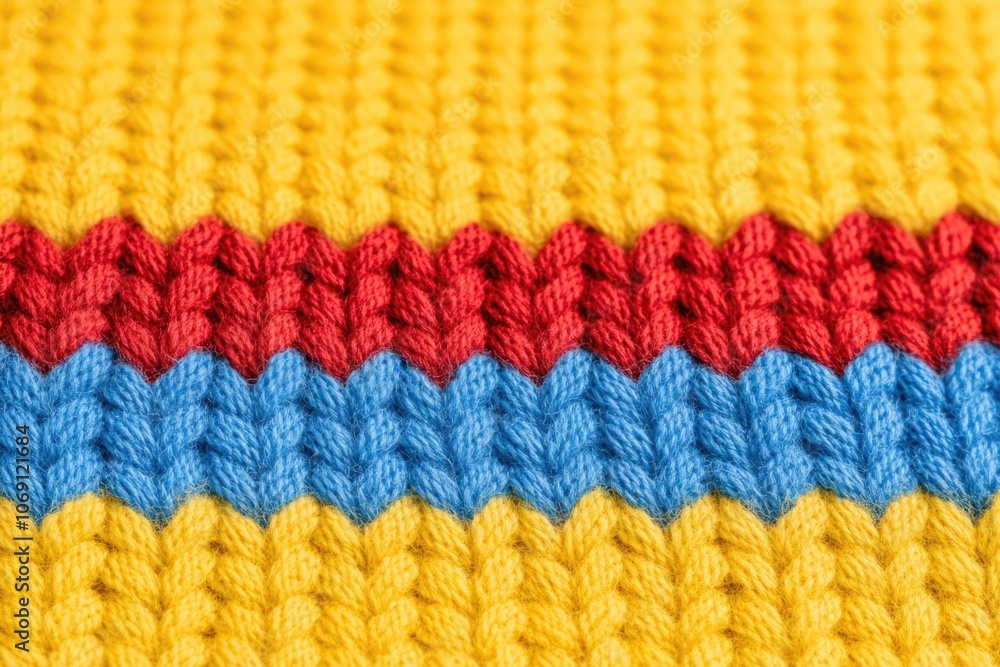 Vibrant Colombian Flag Colors in Intricate Textile Design Vibrant Colombian Flag Colors in Intricate Textile Design