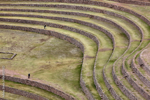 The Moray Andenes are a fascinating set of ancient Incan agricultural terraces located in the Sacred Valley of Peru, near the town of Maras. These terraces are renowned for their unique design