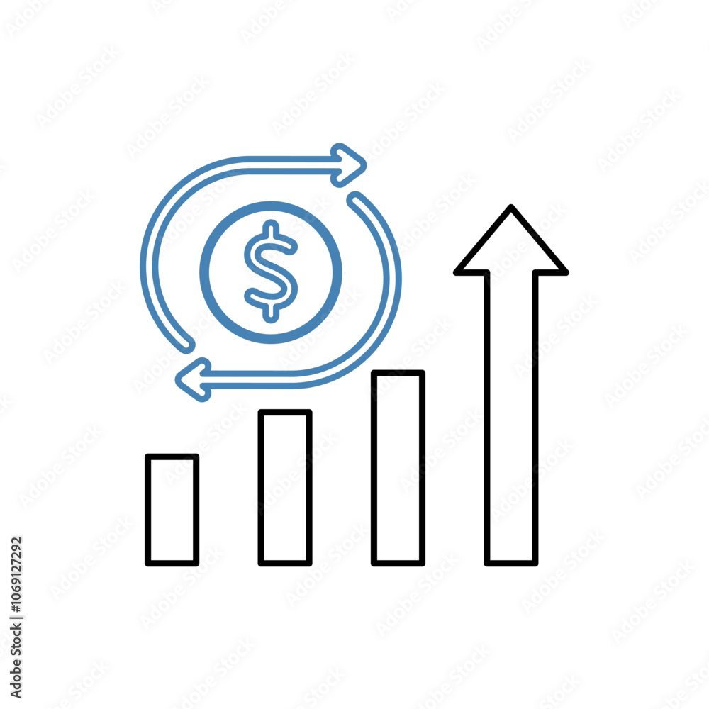 sales concept line icon. Simple element illustration. sales concept outline symbol design. sales concept line icon. Simple element illustration. sales concept outline symbol design.
