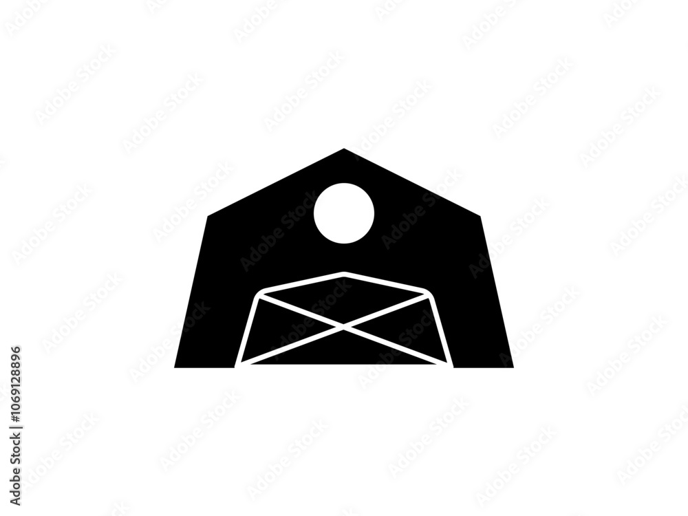 Barn Icon Vector Logo Design Template Barn Icon Vector Logo Design Template