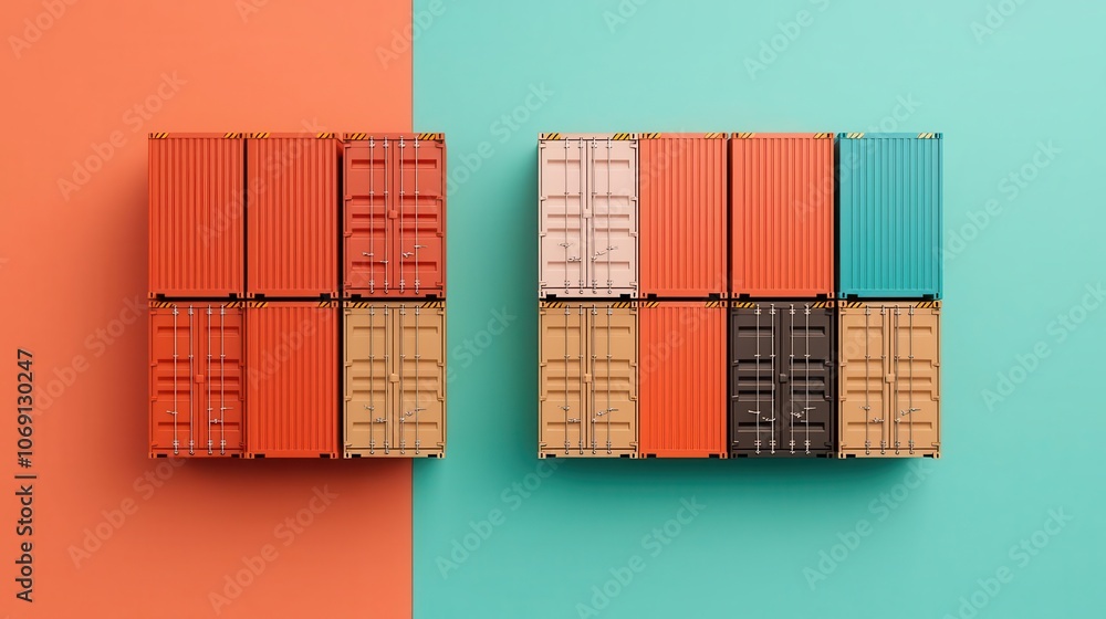 Fototapeta premium Logistics manager negotiating lower shipping rates, representing cost control measures