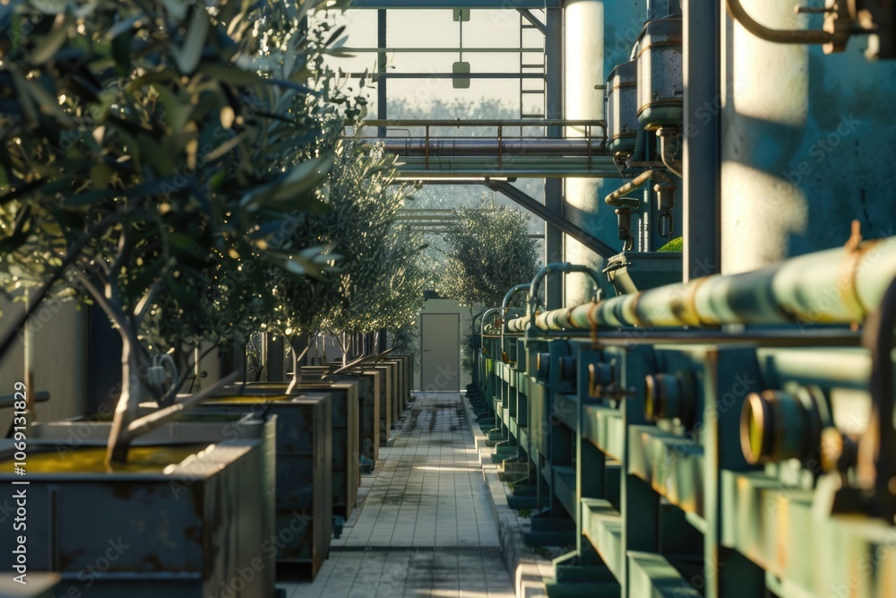 olive oil factory